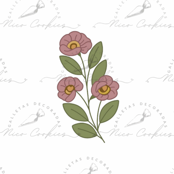 Cortadores “Arreglo Floral” - Imagen 3