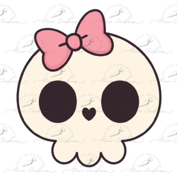 Calavera con cinta
