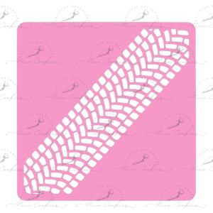 Stencil Huella de Neumático #9